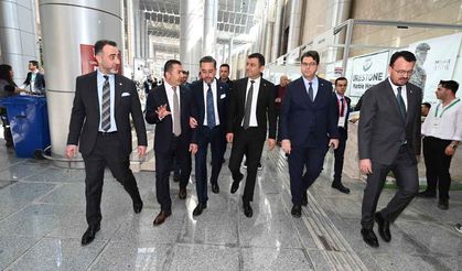 DTO, Fuar Heyetiyle Çıkarma Yaptı  Başkan Erdoğan, Marble İzmir'de