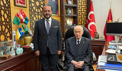 MHP Denizli İl Başkanı Yılmaz'dan Bahçeli'ye Ziyaret