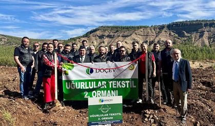 Uğurlular Tekstil 2000 fidanlık 2. Uğurlular Ormanı ile geleceğe nefes verdi
