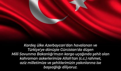 Başkan Erdoğan şehitler için taziye mesajı yayımladı