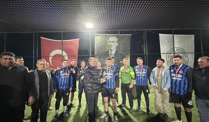 Beyağaç Belediyesi Halı Saha Turnuvasında şampiyon belli oldu