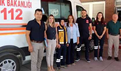 Denizli'de gelen 475 bin çağrıda 104 bin hastaya ambulans hizmeti verildi