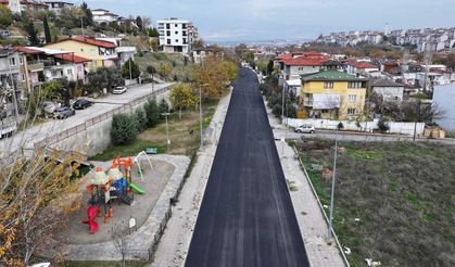Büyükşehir’den Namık Kemal Caddesi’nde sıcak asfalt çalışması