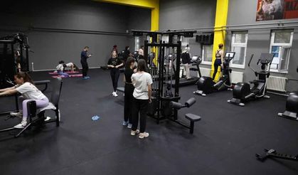 Denizli Kız Öğrenci Yurtlarında fitness salonu hizmete girdi