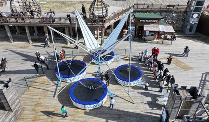 Pamukkale'de Bayram Sevinci Seyir  Tepesi Ücretsiz