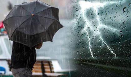 Denizli için kuvvetli sağanak uyarısı