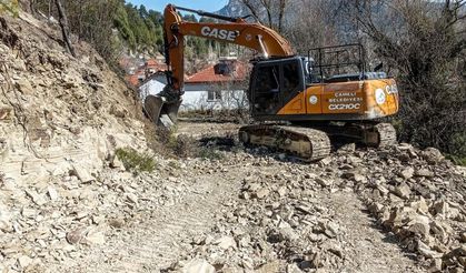 Çameli Belediyesinde engelli vatandaşlar için yol çalışması
