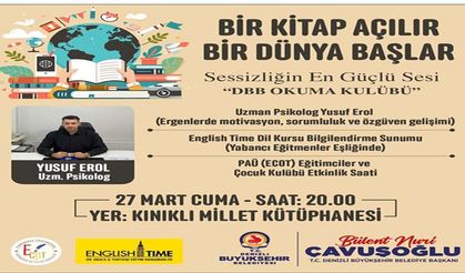 Büyükşehir’den gençlere ve çocuklara özel program “Bir kitap açılır, bir dünya başlar”