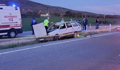 Denizli'de otomobil takla attı: 1 ölü, 4 yaralı