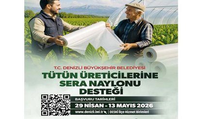 Denizli Büyükşehir’den tütün üreticisine destek
