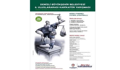 Denizli Büyükşehir’in uluslararası karikatür heyecanı başladı