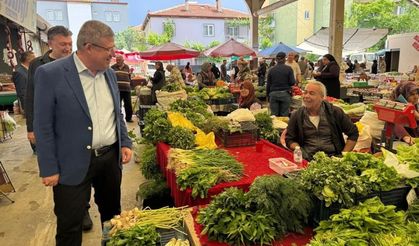 Başkan Subaşıoğlu Pazar Esnafı Ve Vatandaşlarla Buluştu