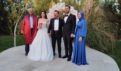 Başkan Arslan Genç Çifti Mutlu Günlerinde Yalnız Bırakmadı
