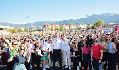 Kadınların ritmi Denizli’ye enerji kattı