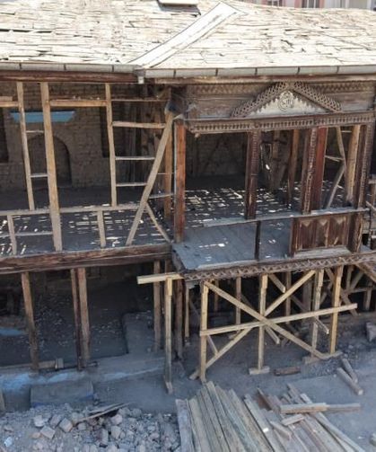 Merkezefendi’de Tarihi Şerbetçioğlu Konağı’nda Restorasyon Çalışmaları Başladı