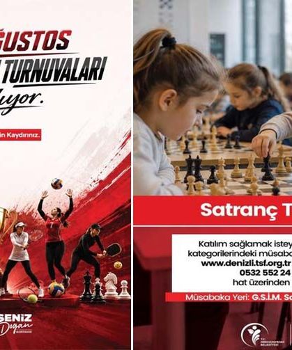 Denizli Merkezefendi’de 30 Ağustos Zafer Kupası Turnuvaları Başlıyor