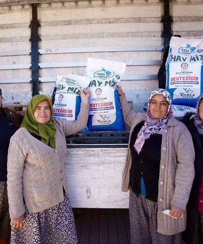 19 İlçede 2.065 Üreticiye  170 Ton Tohum Desteği