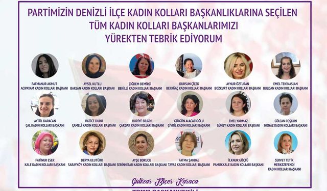 CHP Kadın Kollarında seçimler tamamlandı