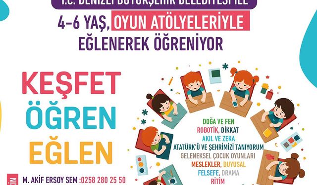 Çocuklara Özel Atölyeler Eğitime Başlıyor