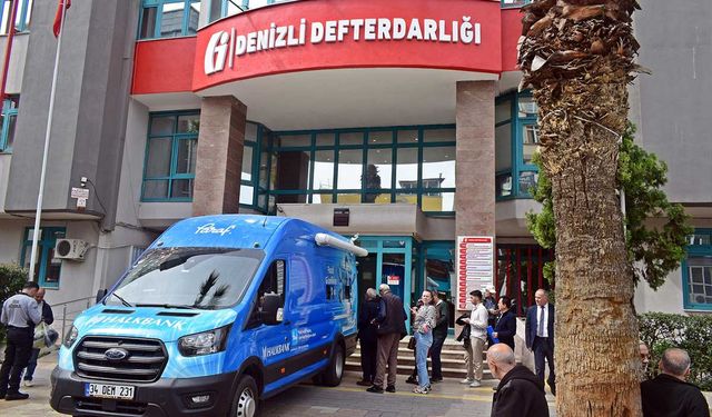 Denizli Defterdarlığı Yoğunluk Nedeniyle Mobil Ödeme Aracı Hizmetini Başlattı