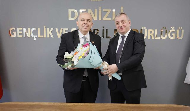 Denizli Gençlik ve Spor Müdürlüğünde Bayrak Değişimi
