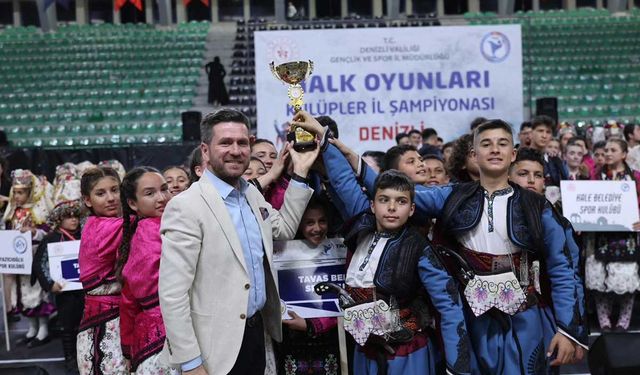 Tavas Belediyesispor Kulübü Halk Oyunlarında Zirvede