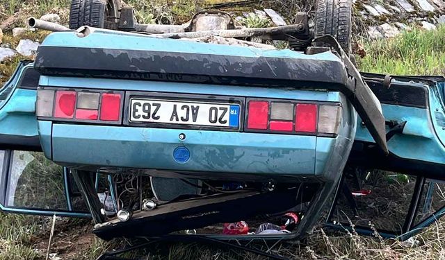 Denizli'de Kaza İki Yaralı