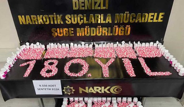 Narkotik Polisi Ele Geçirilen 10 Bin Uyuşturucu Hap İle 180. Yaş Vurgusu Yaptı