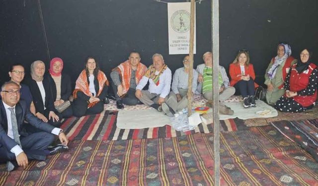 Kıl çadırda yılsonu etkinliği