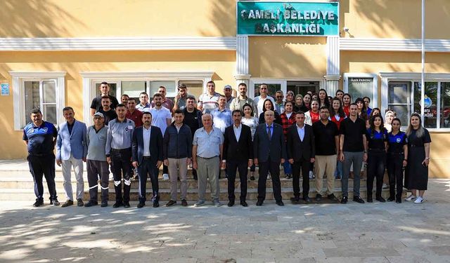 Çameli Belediyesinde Başkan Arslan Mesai Arkadaşlarıyla Bayramlaştı