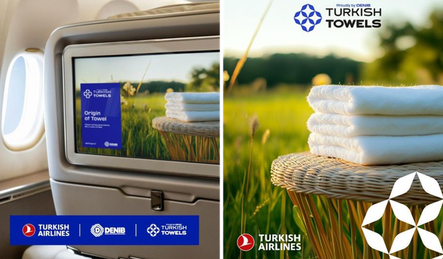Denizli’nin Dünya Markası Turkish Towels, THY Yolcularıyla Buluşuyor