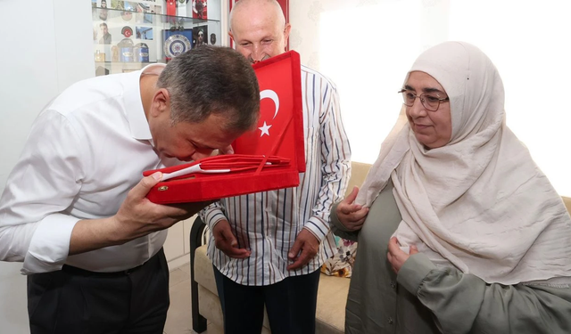 Bakan Yerlikaya’dan Şehit Ahmet Doğan’ın Ailesine Ziyaret