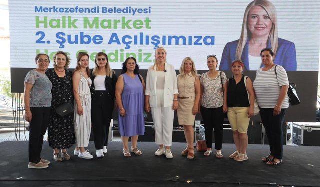 Merkezefendi Belediyesi Halk Market’in 2. Şubesini Açtı