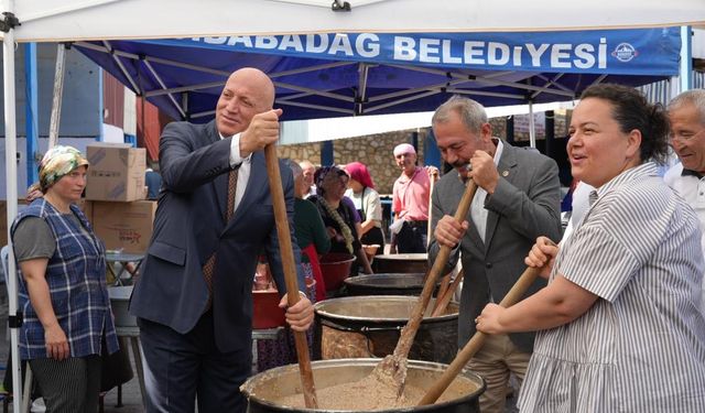 Babadağ 26. Geleneksel Keşkek Festivali’nde 10 Ton Keşkek İkram Edildi