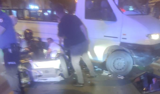 Denizli'de Kaza :Motosikletli Sürücü Ağır Yaralandı