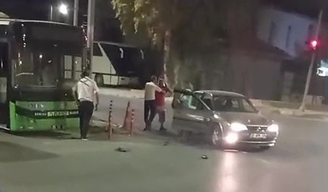 Denizli'de Darp Edilen Kadını Otobüs Şoförleri Kurtardı