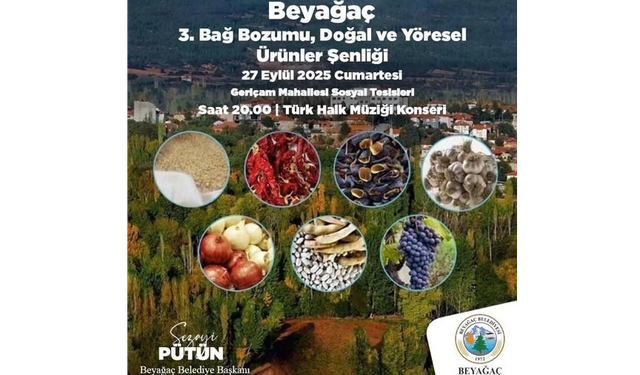 Beyağaç Yöresel Ürünler Festivali İçin Geri Sayım Başladı