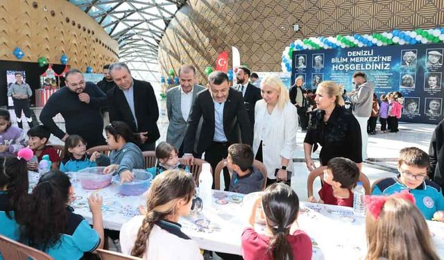 Denizli Bilim Merkezi’nde doğa dostu nesiller bilimle buluşuyor