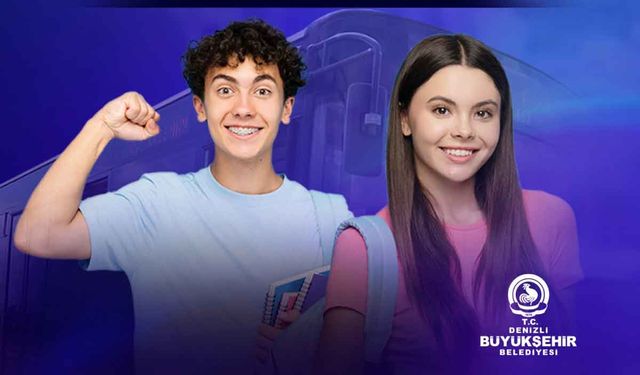 Denizli Büyükşehir’den gençlere ve çıraklara ulaşım desteği