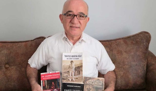 Emekli öğretmen yazdığı kitaplarıyla kent kültürüne hizmet ediyor