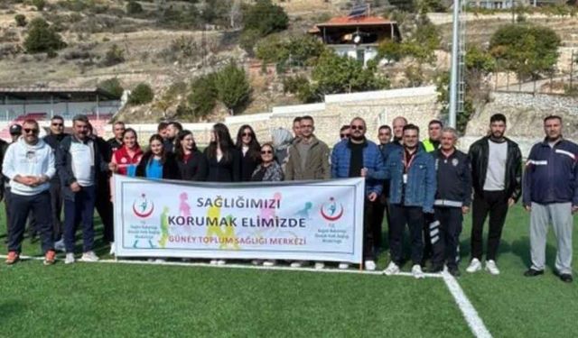 Güney'de 'Sağlıkla Yaşayan Türkiye' yürüyüşü düzenlendi