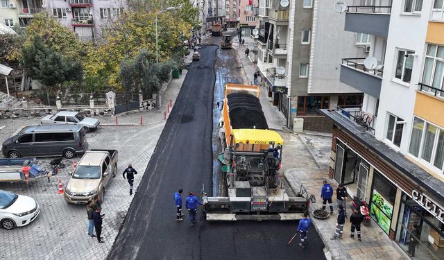 Büyükşehir’den Değirmenönü’ne sıcak asfalt çalışması