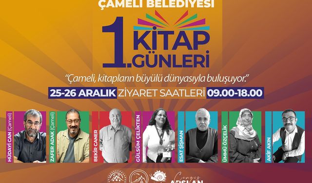 Çameli’de 1. Kitap Günleri 25-26 Aralık’ta Başlıyor