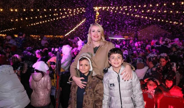 Kış festivalinde eğlence hız kesmeden devam ediyor