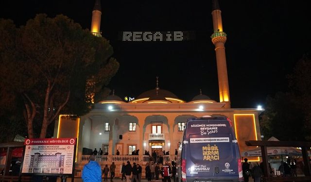 Denizli Büyükşehir’den Regaip Kandili’nde gönüllere dokunan ikram