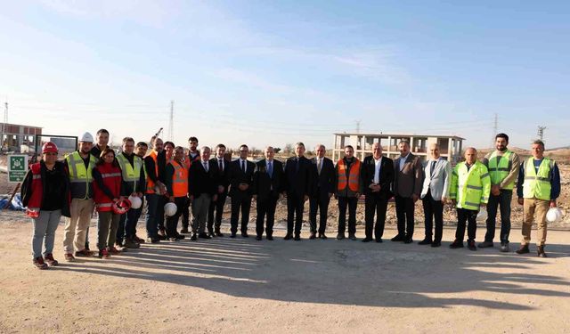 Vali Coşkun, Denizli OSB’nin yeni arıtma tesisi şantiyesini inceledi