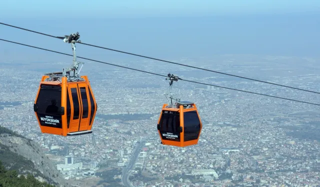 Denizli'de  Teleferik  Seferleri  Durduruldu