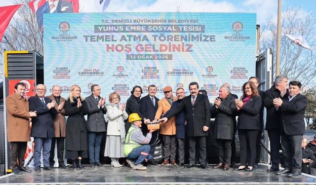 Yunus Emre Sosyal Tesisinin temeli törenle atıldı