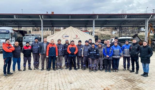 Çameli Belediyesi Yerel Destek Ekibine AFAD'dan çadır kurma eğitimi