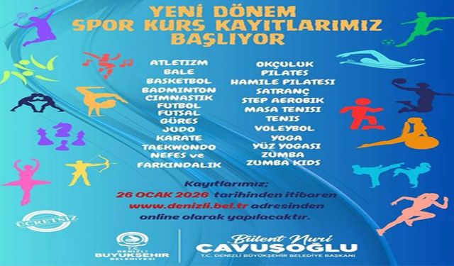 Denizli Büyükşehir ile şimdi hareket zamanı